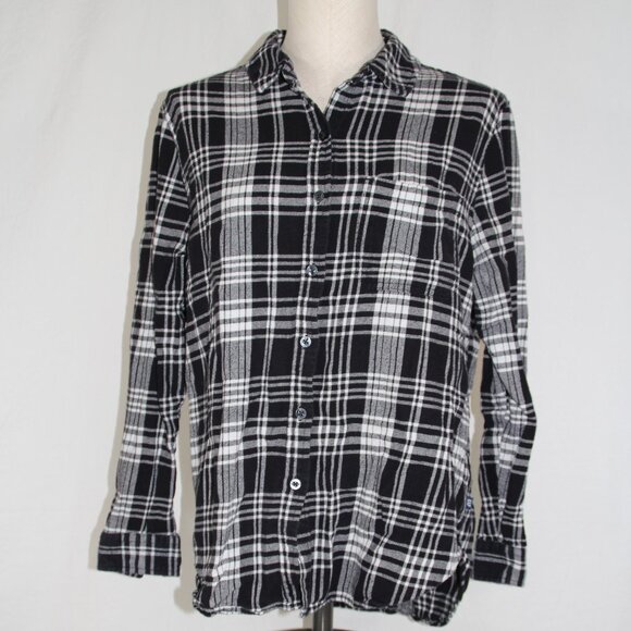 Steelers Flannel Pittsburgh Upcycled Unisex Button Down NFL Football Size M - Picture 2 of 6